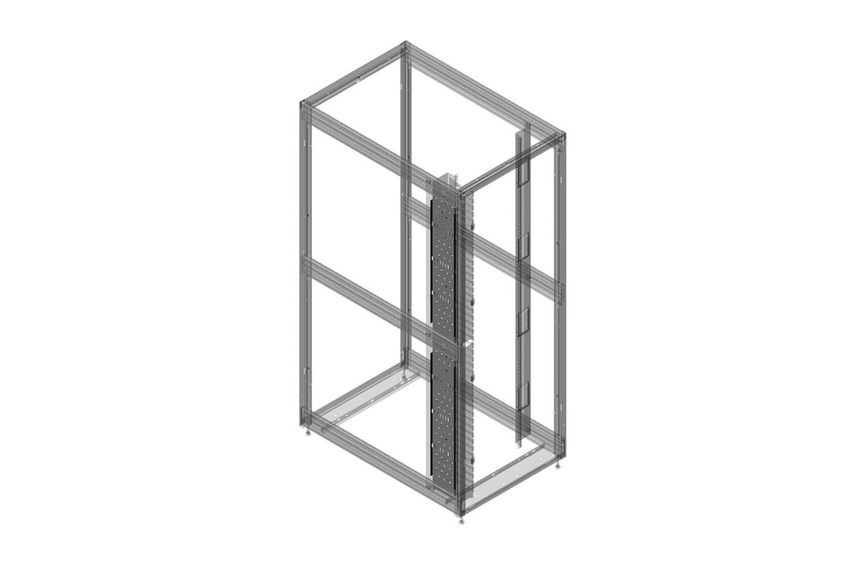 Chatsworth 38636-706 | Cable Lashing Panel for ZetaFrameCabinet, for 48U Cabinet, 7.0"W (178 mm)