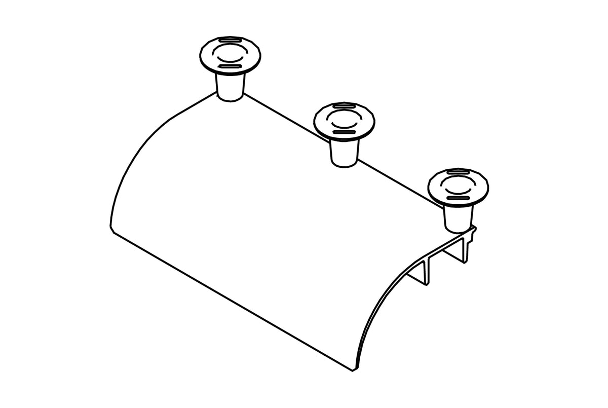 Chatsworth Products 12100-E06 | Cable Runway Radius Drop