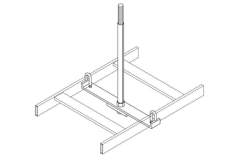 Chatsworth Products 12362-E12 | Cable Runway Center Support Kit; 12.56"W; Glacier White