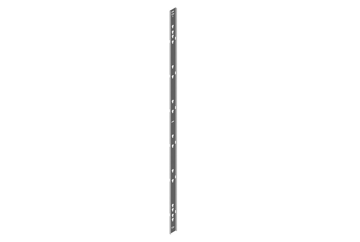 Chatsworth Products 38637-E21 | Full Height Single PDU Bracket for ZetaFrameCabinet; for 52U Cabinet; 2.7"W (69 mm) PDU; Glacier White