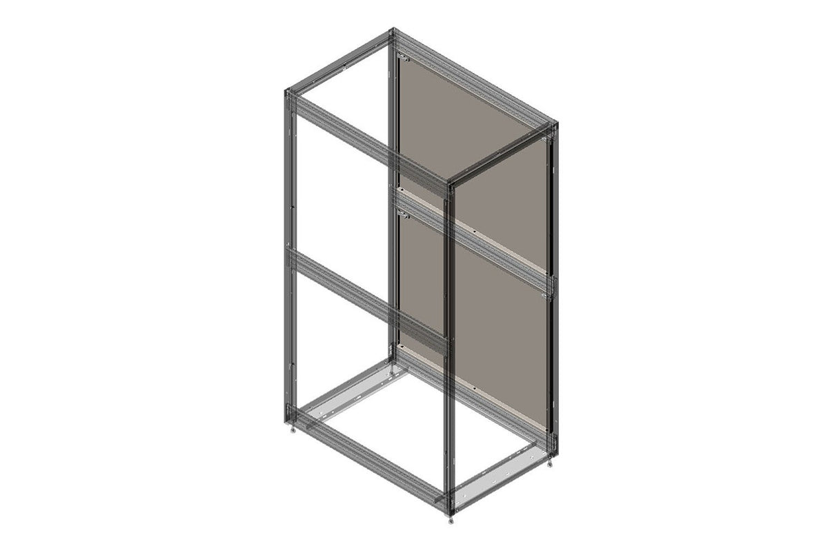 Chatsworth Products 39763-759 | Side Panel for ZetaFrame Cabinet for 45U x 39.4"D (1000 mm) Cabinet Solid, Black