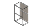 Chatsworth Products 39763-759 | Side Panel for ZetaFrame Cabinet for 45U x 39.4"D (1000 mm) Cabinet Solid, Black
