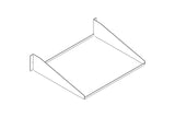 Chatsworth Products 40751-E19 | Standard Double-Sided Steel Shelf 19" Rack-mountable Glacier White