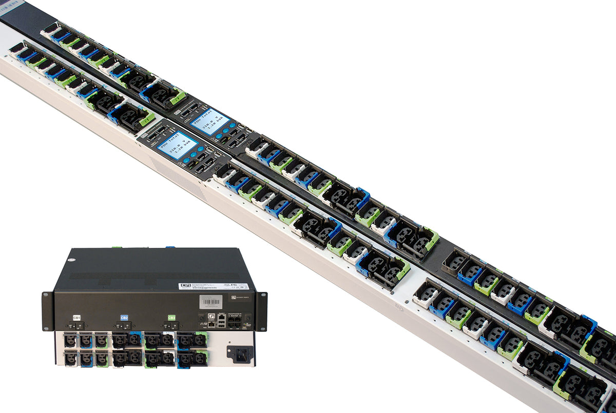Chatsworth Products EA-60C9W-C | Econnect PDU and Higher Quad-Lock Outlet