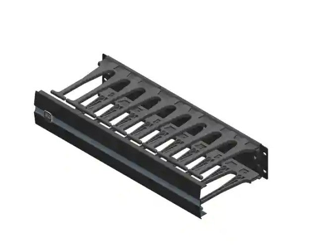 Chatsworth Products Inc 33548-702 | Evolution Single-Sided Horizontal Cable Manager, 19" W x 8.2" H