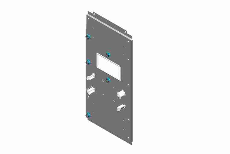 Chatsworth Products Inc 43045-701 | VersaEdge Universal Accessory Panel, Black