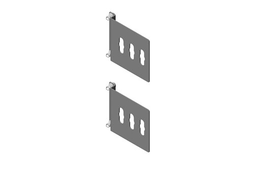 Chatsworth 38645-700 | Standard (2) Piece PDU Bracket for Zeta Frame Cabinet