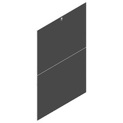 Chatsworth 39040-C67 | Side Panel 4 Slide 47.2 (1200 MM) D X 45 RMU, Black