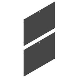 Chatsworth 39046-EAB | Side Panel 6 Slide, 47.2 (1200 MM) D X 47 RMU, Glacier White