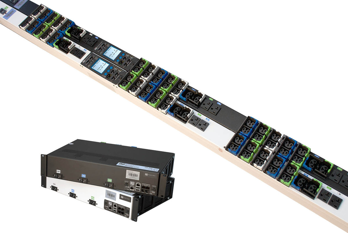 Chatsworth Products Inc (Cpi) EA-30A0W-C | Monitored eConnect PDU, Black, Vertical