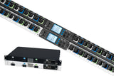 Chatsworth EA-64A9-C | Switched Pro Econnect PDU, Black 2UIEC32A 3P+N+E Input, Locking (6) C13 + (12)c19