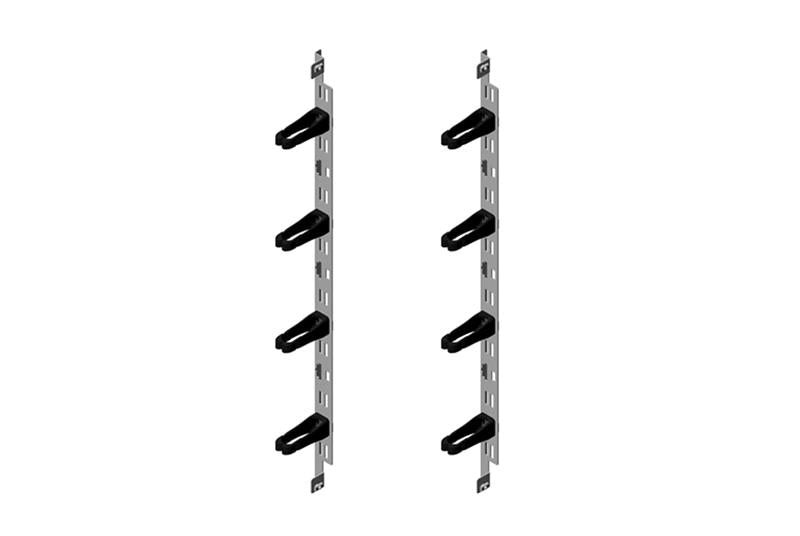 Chatsworth 14445-C01 | Ring Cable Manager, Z4-Series SeismicFrame, 31.5" (800 mm) W x 43U, Black
