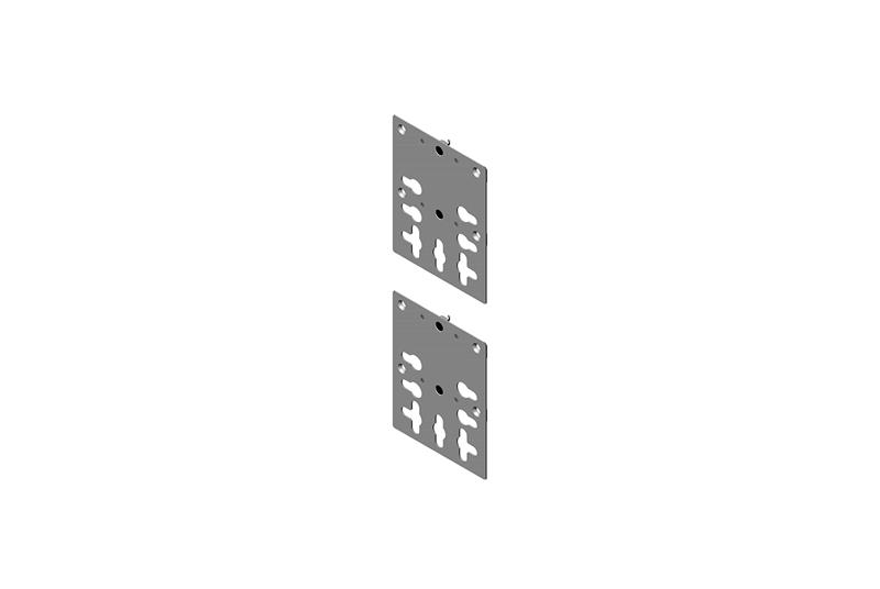 Chatsworth 32601-700 | Dual PDU Bracket Kit for Motive Vertical Cable Manager, Black