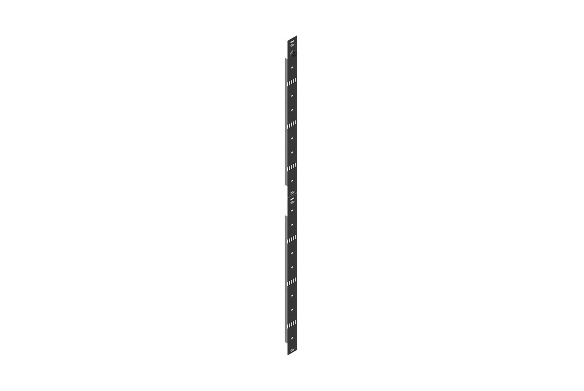 Chatsworth 38634-706 | Cable Lashing Panel for ZetaFrame Cabinet, for 48U Cabinet, 2.75"W (70 mm), Includes 6 Cable Bundle Swivels, Black