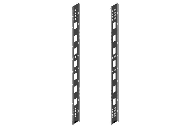Chatsworth 39221-C06 | Full Height Dual PDU Bracket, Wide, 48 RMU, Black