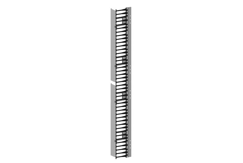 Chatsworth 39235-C28 | Finger Cable Manager, Short, 31.5'' (800 mm) W x 48U, Black