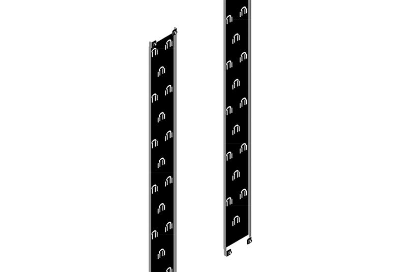 Chatsworth 39380-E00 | Cable Lashing Bracket, Slim, N-Series, Gen 3, 42U, Glacier White