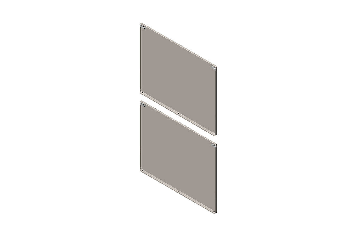 Chatsworth 39763-767 | Side Panel for ZetaFrame Cabinet, for 45U x 47.2"D (1200 mm) Cabinet, Solid, Black