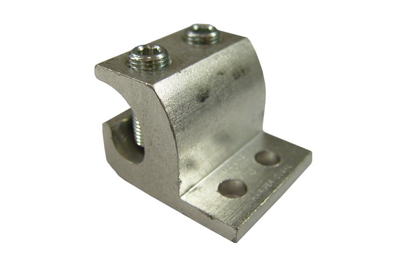 Chatsworth 40167-010 | Two Mounting Hole Bonding Terminal Block, Accepts conductors ranging from #14 AWG through 2/0, Pack of 10