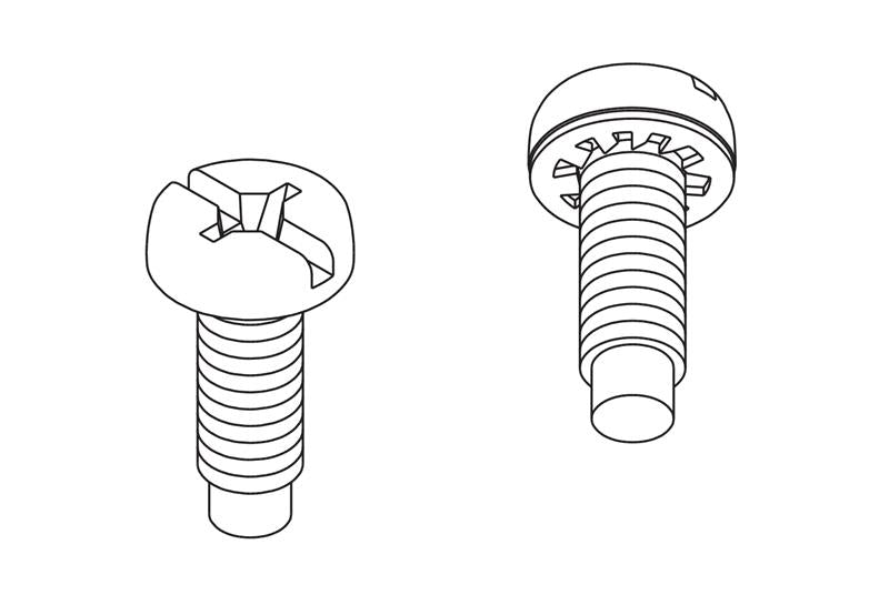 Chatsworth 40609-001 | Mounting Screws, 10-32 Nominal Size, Package of 50
