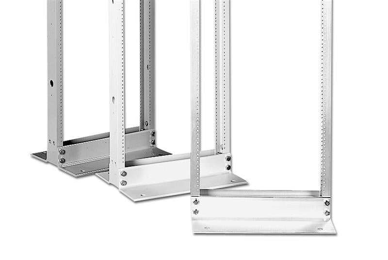 Chatsworth 46383-708 | Universal Rack, 23"EIA Two Post Rack, Two Top Angles, 9'H (2.7 m), 58U, Black