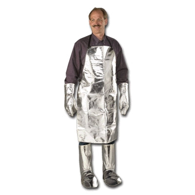 Chicago Protective Apparel 539AKV | Protective Apparel Aluminized Apron, 19 Oz. Rayon & Kevlar, 24"W X 39"L