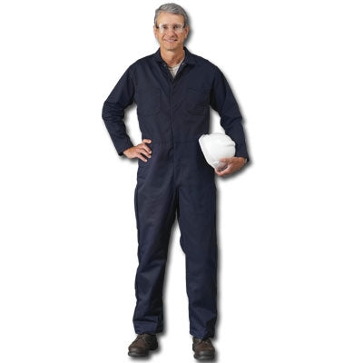Chicago Protective Apparel 605USN 3X | Protective Apparel UltraSoft Flame-Resistant Coveralls, 9 Oz., 3X-Large