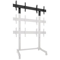 Chief Manufacturing FCA2X1U | Video Wall Cart Add-On Row, Universal, Landscape, Black