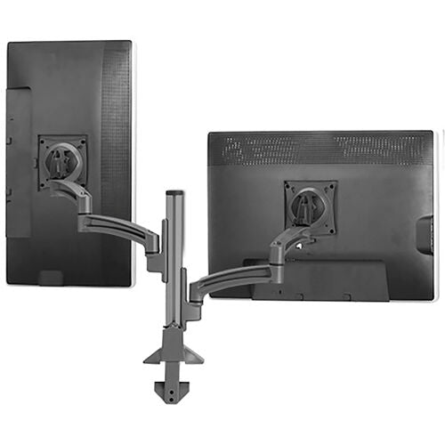Chief Manufacturing K2C220B | Monitor Mount, Desk/Column, Landscape/Portrait, 2-Monitor, 0.5 to 2.5 Inch Screen, 17.63 Inch Extension