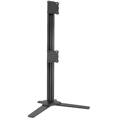 Chief Manufacturing K3F120B | Monitor Mount Array, Desk, Universal, Landscape/Portrait, 2-Monitor, Freestanding
