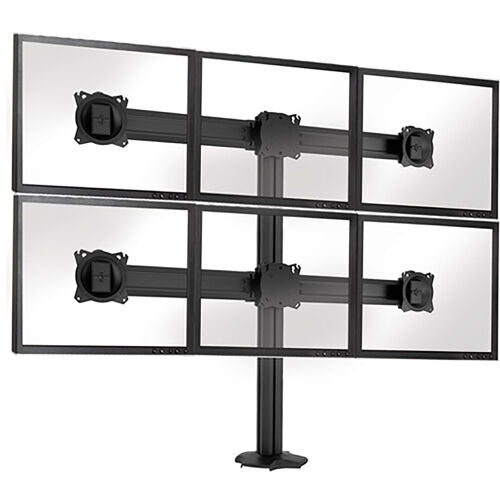 Chief Manufacturing K3G320B | Monitor Mount, Adjustable, 3 x 2 Array, Grommet, Universal, 12 Degree Tilt Rail