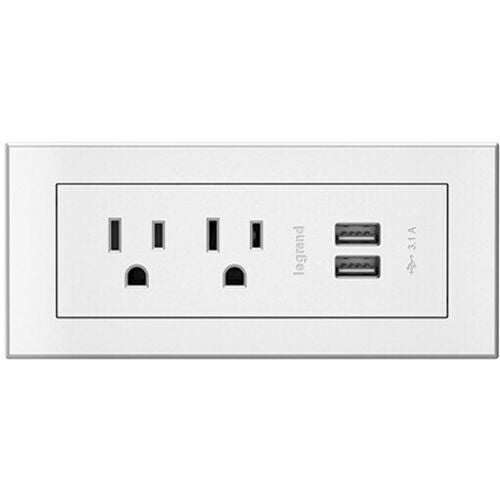Chief Manufacturing KRARPC22N | Radiant Power Center 2AC 2USB NCL