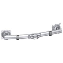 Chief Manufacturing KTA220B | Monitor Mount Pole Clamp, Dual, Horizontal, 28.3 Inch Width x 7.4 Inch Depth x 4.5 Inch Height, Black