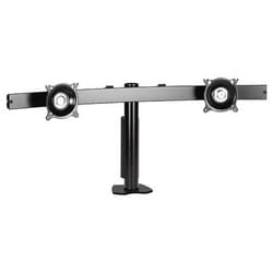 Chief Manufacturing KTC225B | Monitor Mount, Widescreen Dual Horizontal Desk Clamp, Universal