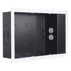 Chief Manufacturing PAC525FWP2 | TV Mount Storage Box, In-Wall, 125 Volt, 15 Ampere, 15.4 Inch Width x 3.88 Inch Depth x 10.26 Inch Height