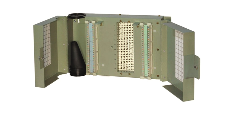 Circa Telecom 1880ECA1-50 | 50-Pair 110-Type Line Protector, In/Out, with Cover and Splice