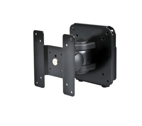 Clinton Electronics CE-174C | LCD/PVM Bracket, Wall Mount, 2-Piece, 3-Axis, Steel, Black, 4.92" x 4.86" x 5", With Screw and Tool