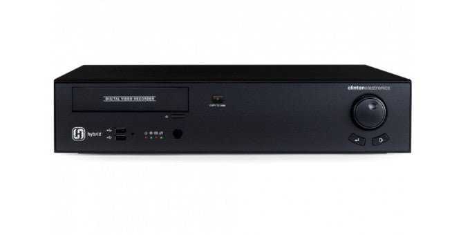 Clinton Electronics CE-HY16/2TB | DVR, Hybrid, Rack Mount, Full HD, 16-Channel, H.264, 1080p, 480 FPS, 100–220 VAC, 50W, 2 TB