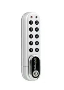 Codelocks LLC KL1000 G3 SC | KL1000 G3 KitLock, Battery-Operated Cabinet Lock, Silver Chrome