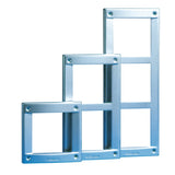 Comelit 3161/2A | Vandalcom Holder Frame For 2 Module Entrance Panel Stainless Steel Color