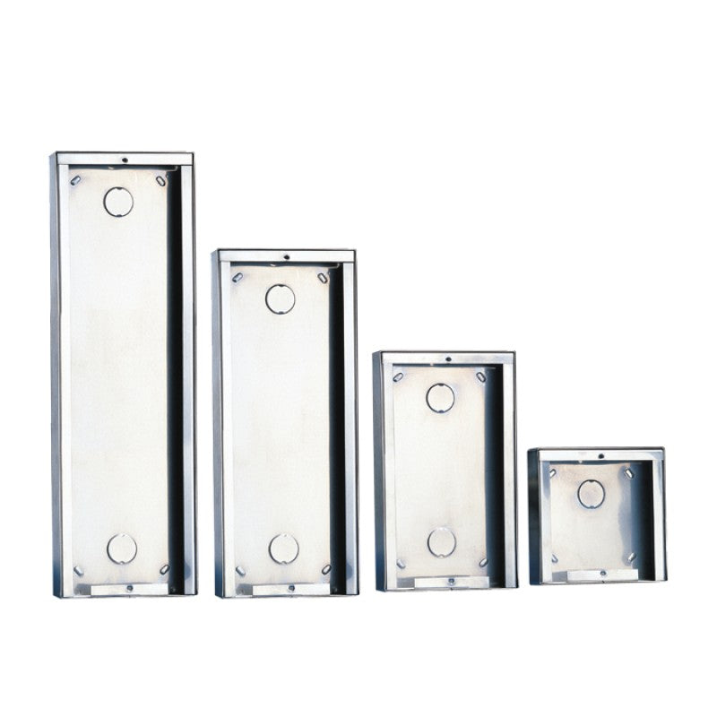 Comelit 3316/4L | iKall 4 Module Stainless Steel Surface-mounting Box
