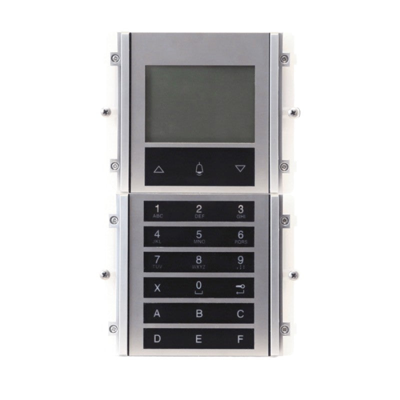 Comelit 3360BM | iKall Digital Directory (Metal) Max: 1500 Names, 1000 Access Codes, Scroll Update For Name Directory: Compatible With 1621, 1622, 1682, 4680C, 4681, 4682x