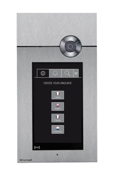 Comelit 3454HD/A | 316 - Audio/Video 8 Inch Touch Screen, Stainless Steel
