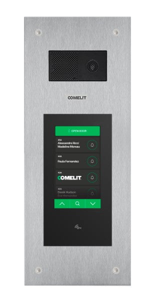 Comelit IX8090S | Steeltouch Surf-Mount Video Entrance Panel 5 VIP