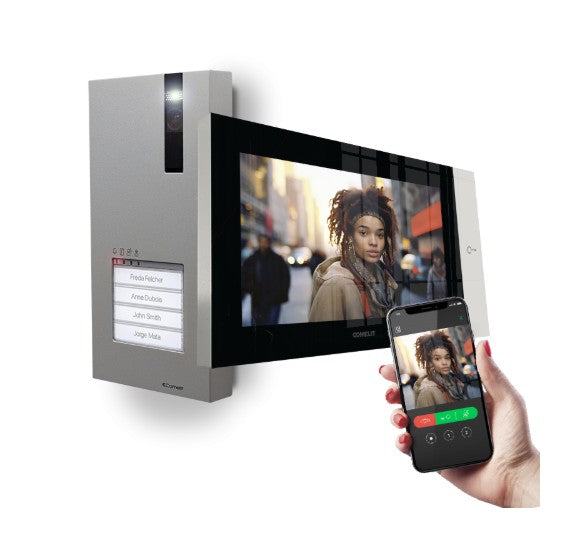 Comelit KVQ8570 | IP Kit with Quadra Panel +7 Top Monitor