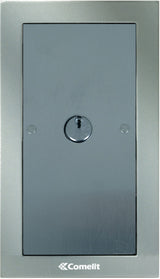 Comelit PTT-PF | PTT Flush Mount Module For Powercom Entrance Panel 2 Module Includes PTT, Bracket And Flush Mount Bracket