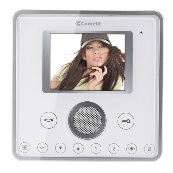 Comelit 6202HW | Planux Series VIP System Hands-free Color Monitor White