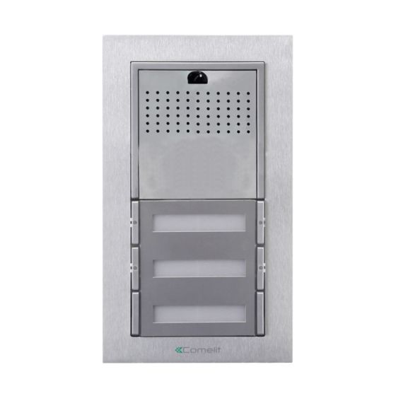 Comelit IMA4S | EZ-Pack Audio Entry Panel Kit (Surface) 4 Button iKall Metal For SimpleBus 2 Series