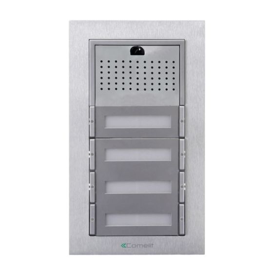 Comelit IMA8F | EZ-Pack Audio Entry Panel Kit (Flush) 8 Button iKall Metal For SimpleBus 2 Series
