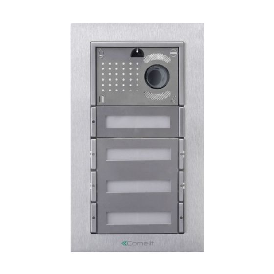 Comelit IMV6S | EZ-Pack A/V Entry Panel Kit (Surface) 6 Button iKall Metal Series For SimpleBus 2 Series